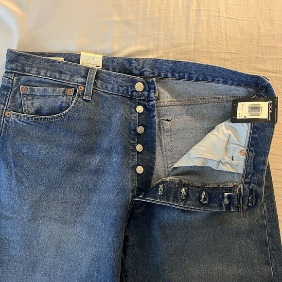 Levi’s Men’s 501 ‘93 Big E Straight Fit Jeans Size 36X36 Medium Blue 798300167 - Picture 4 of 8